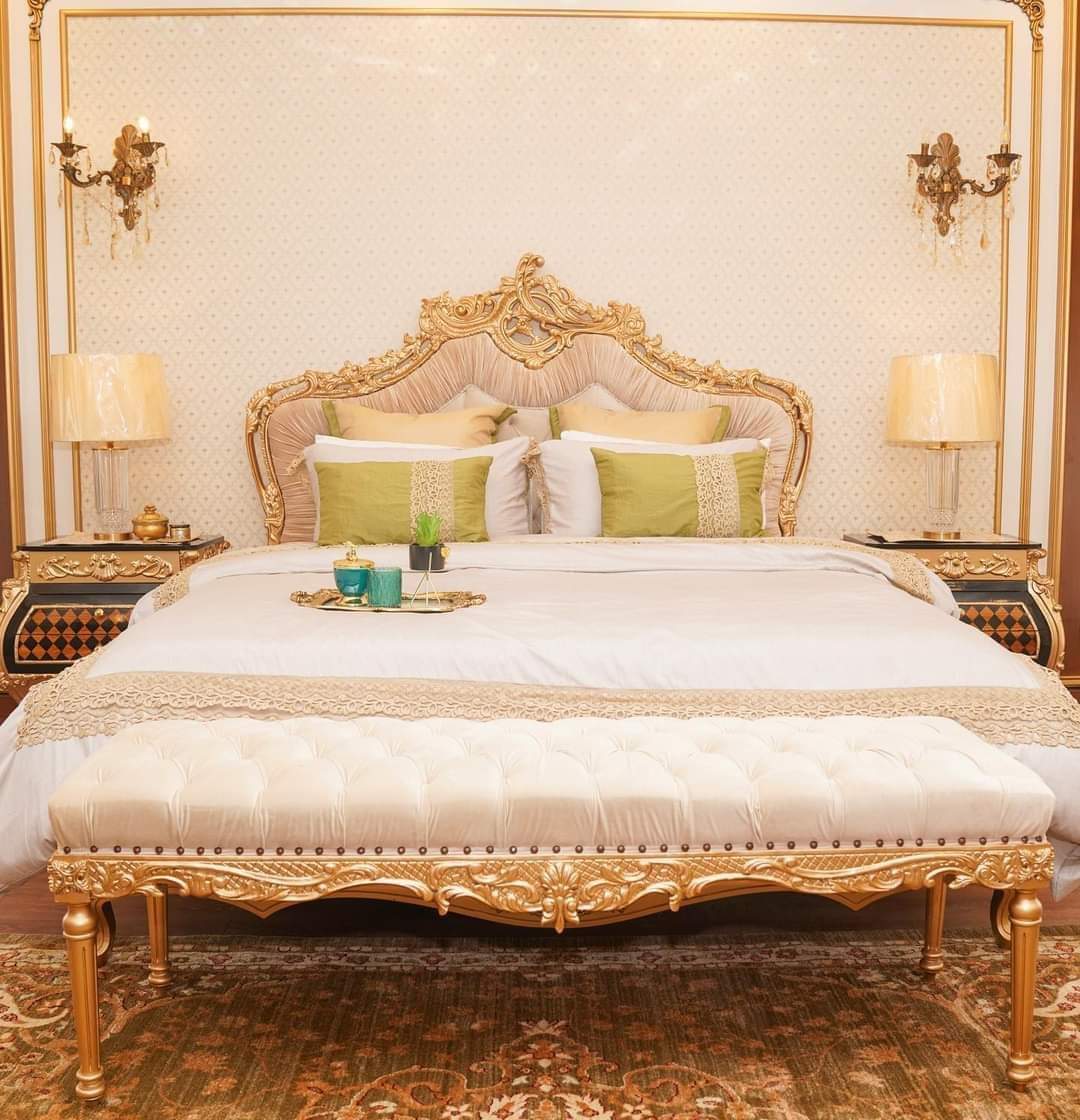 Italian Gold Bed Set