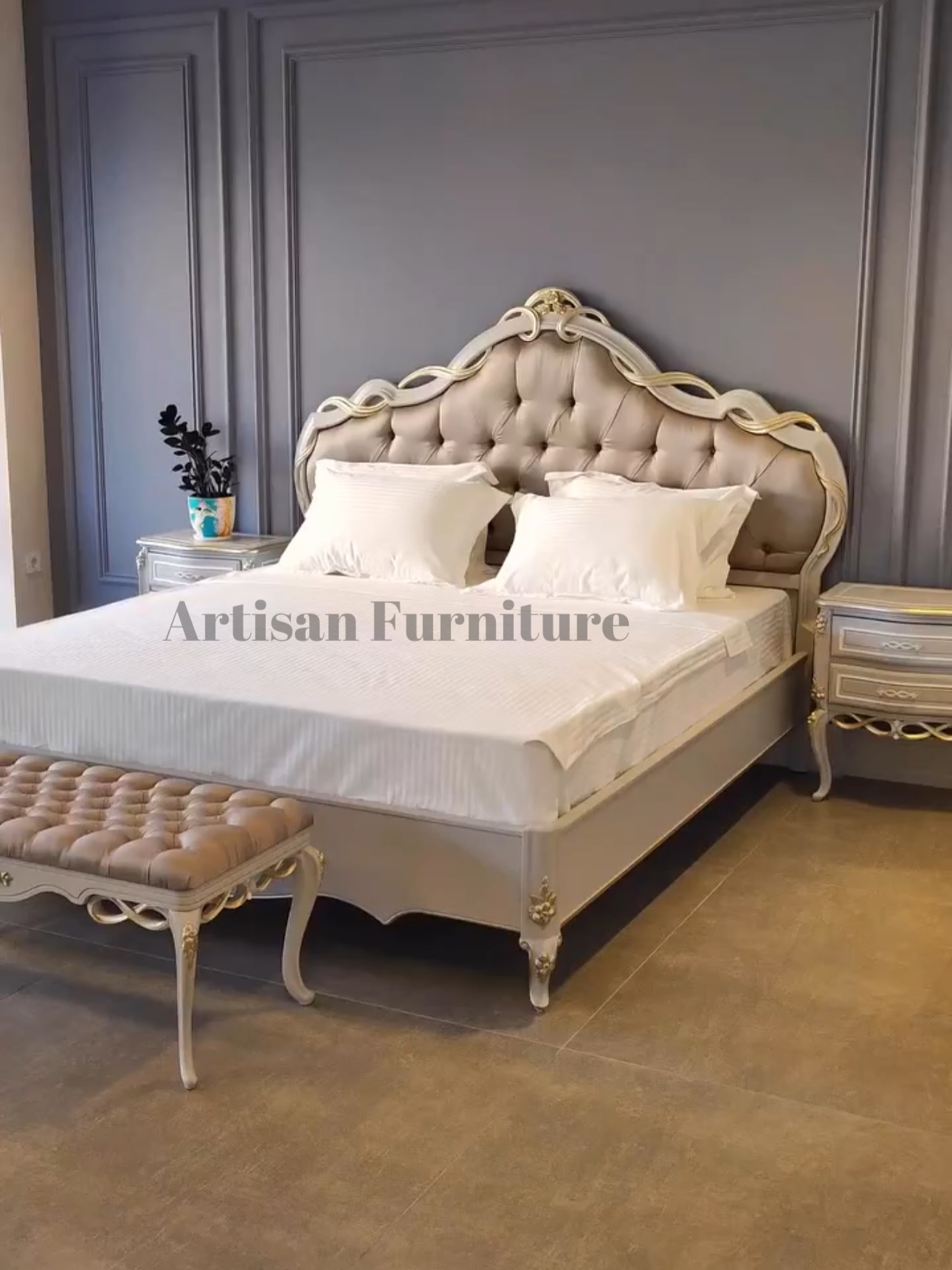 Tufted Pearl BedSet