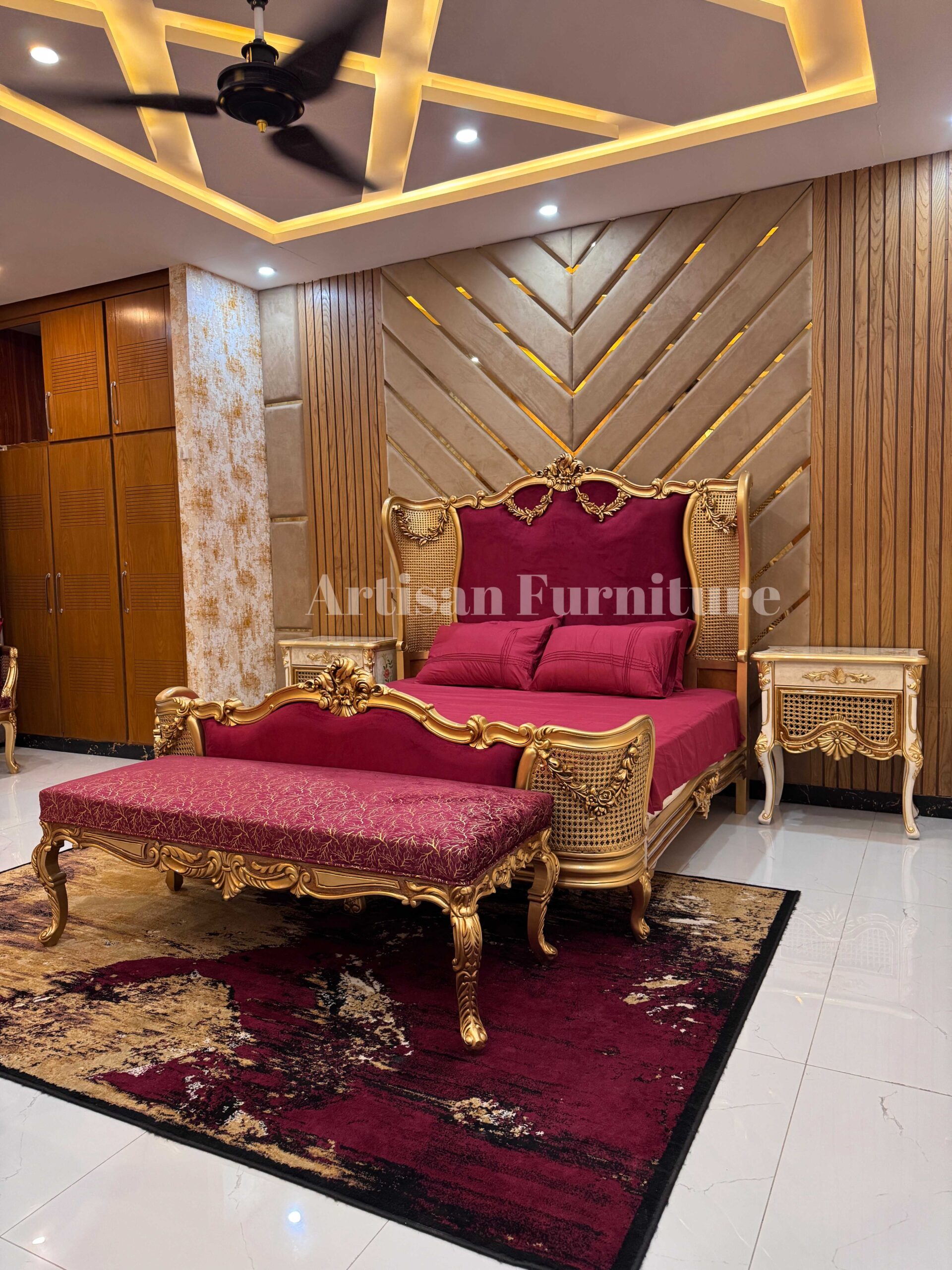Royal Cane Necklace Bed Set
