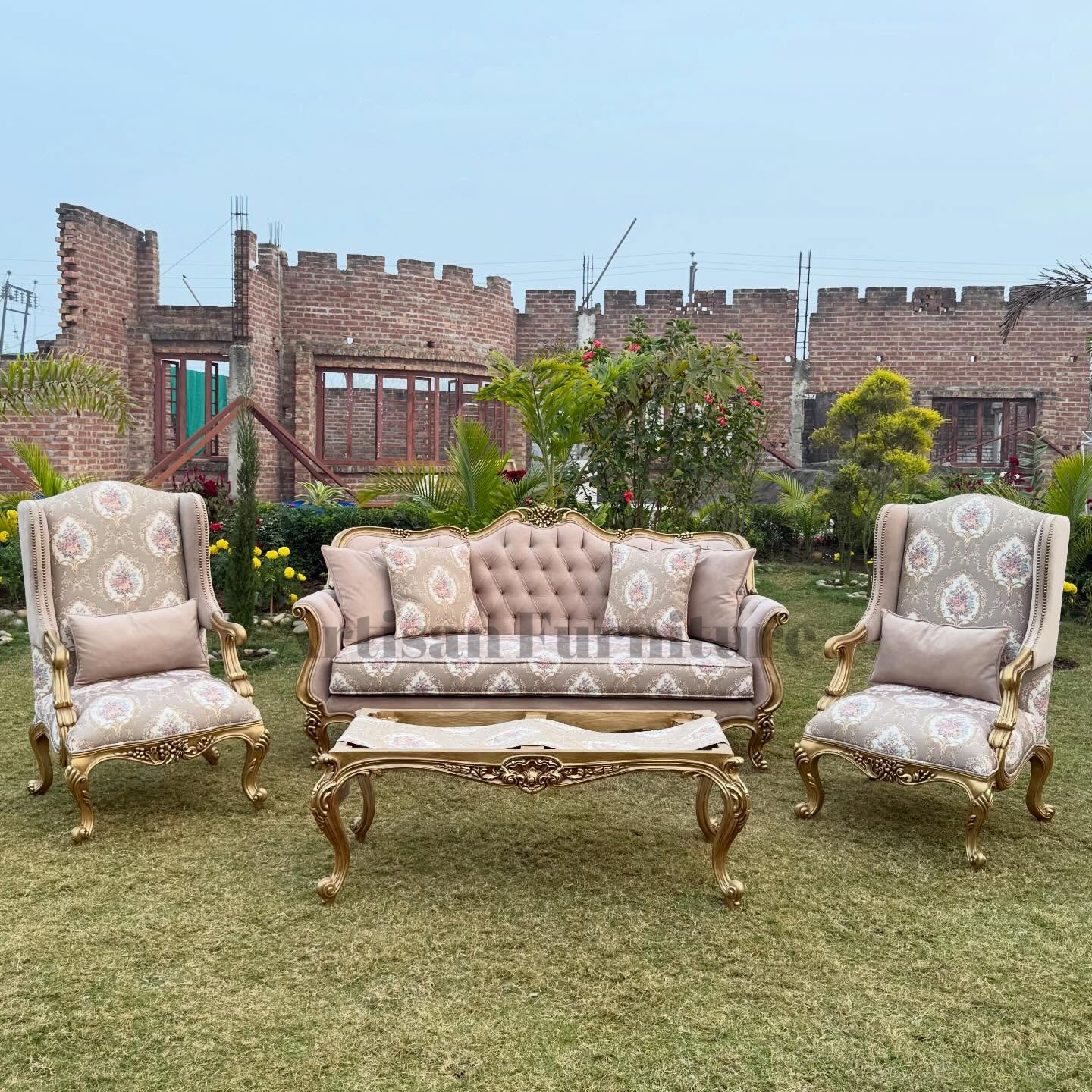 Florence Carved Sofa Set