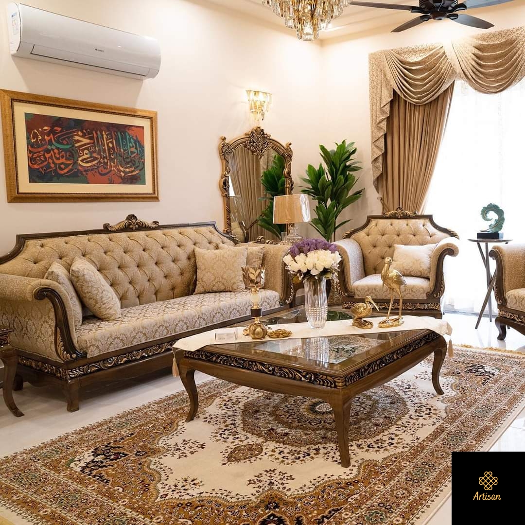 Grilled sofa set